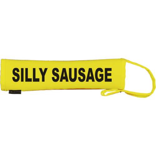 Silly Sausage - Fluorescent Neon Yellow Dog Lead Slip