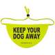 Keep your dog away - Fluorescent Neon Yellow Dog Bandana