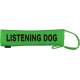 Listening Dog - Fluorescent Neon Yellow Dog Lead Slip