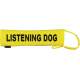 Listening Dog - Fluorescent Neon Yellow Dog Lead Slip