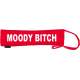 Moody Bitch - Fluorescent Neon Yellow Dog Lead Slip