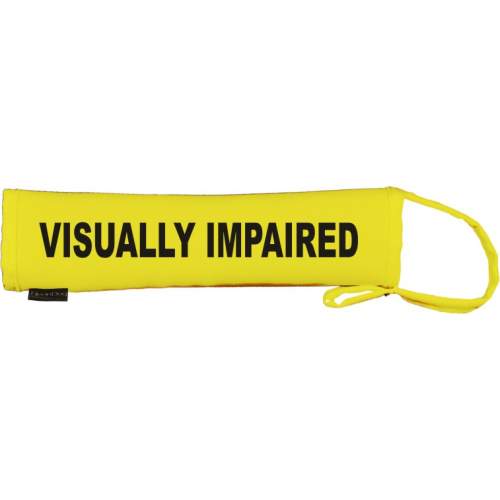 visually impaired - Fluorescent Neon Yellow Dog Lead Slip