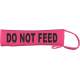 DO NOT FEED - Fluorescent Neon Yellow Dog Lead Slip