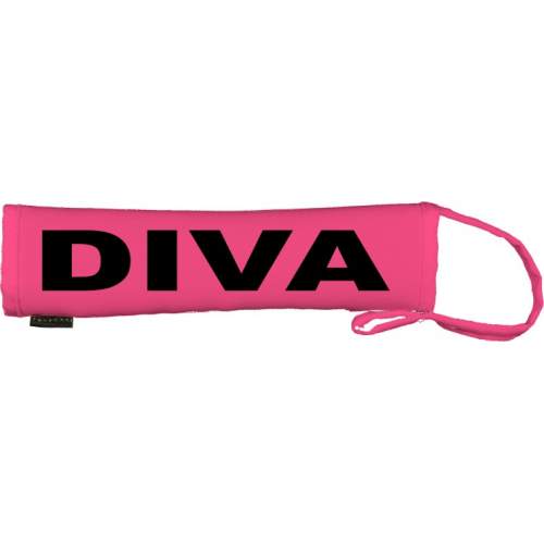 Diva - Fluorescent Neon Yellow or Pink Dog Lead Slip cover