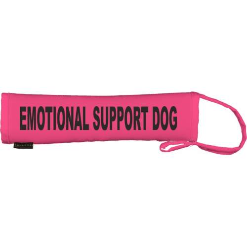 emotional support dog - Fluorescent Neon Yellow Dog Lead Slip