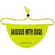 Anxious With Dogs - Fluorescent Neon Yellow Dog Bandana