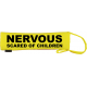Nervous scared of children - Fluorescent Neon Yellow Dog Lead Slip