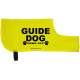 I May Look Friendly But I May Bite - Fluorescent Neon Yellow Dog Coat Jacket