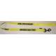 Caution Unpredictable Twat! - Fluorescent Neon Yellow Dog Lead