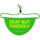 Space Needed - Fluorescent Neon Yellow Dog Bandana