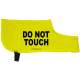 DO NOT TOUCH - Fluorescent Neon Yellow Dog Coat Jacket