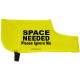 Space Needed Please Ignore Me - Fluorescent Neon Yellow Dog Coat Jacket