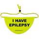 I have Epilepsy - Fluorescent Neon Yellow Dog Bandana