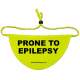 Prone to Epilepsy - Fluorescent Neon Yellow Dog Bandana