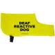 I May Look Friendly But I May Bite - Fluorescent Neon Yellow Dog Coat Jacket
