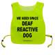 My Dog Requires Space - Fluorescent Neon Yellow Tabbard
