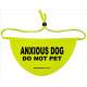 ANXIOUS DOG DO NOT PET - Fluorescent Neon Yellow Dog Bandana